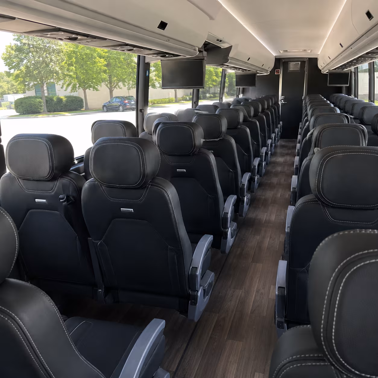 charter buses for large danbury high school prom groups