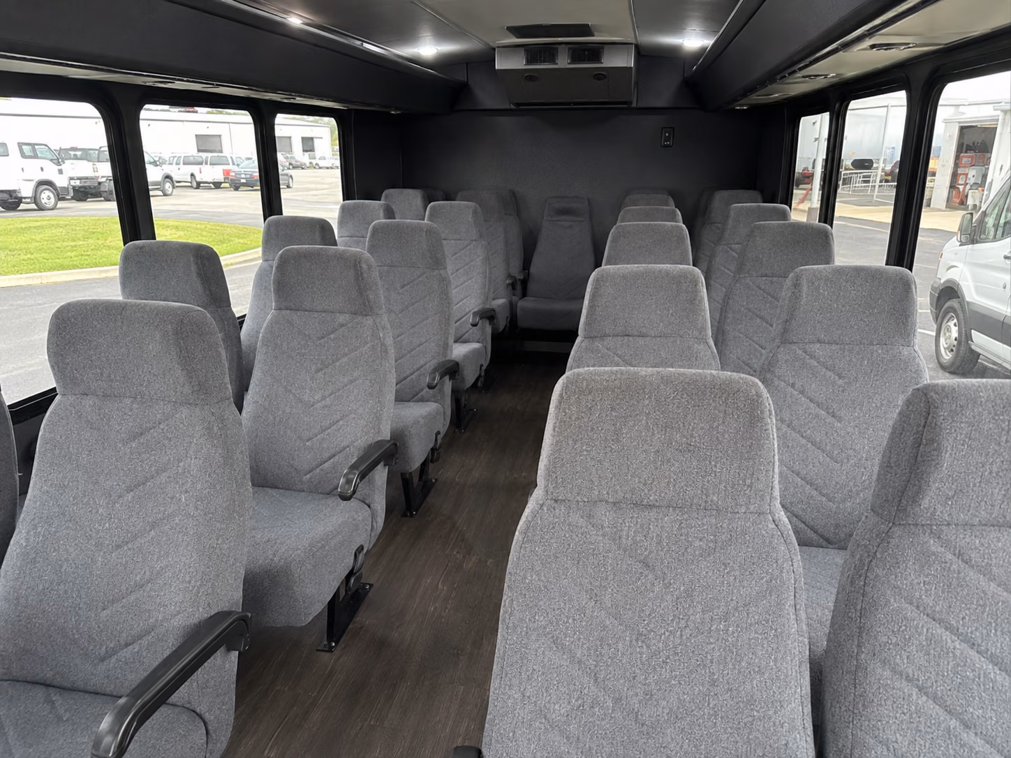 danbury 18 passenger minibus interior