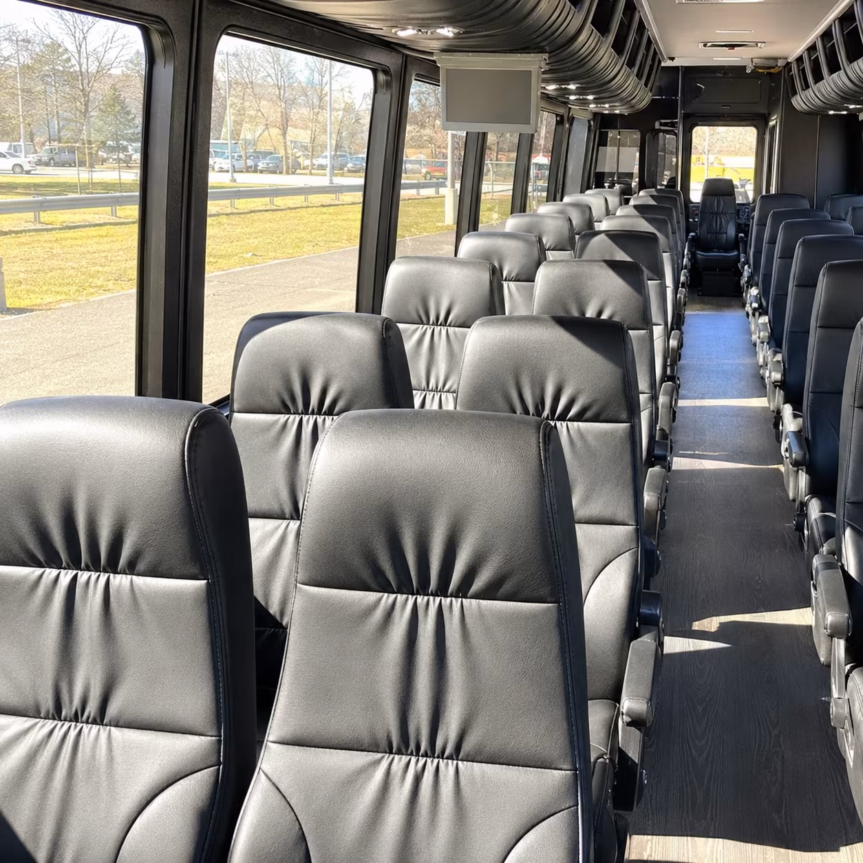 danbury 30 passenger minibus interior