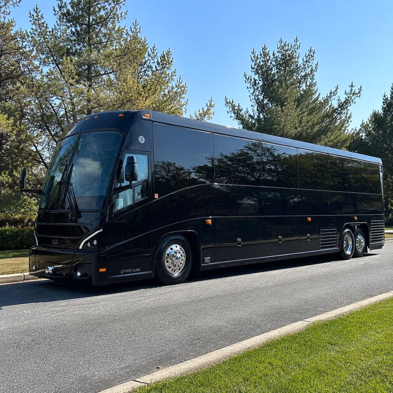 danbury government military charter bus rental