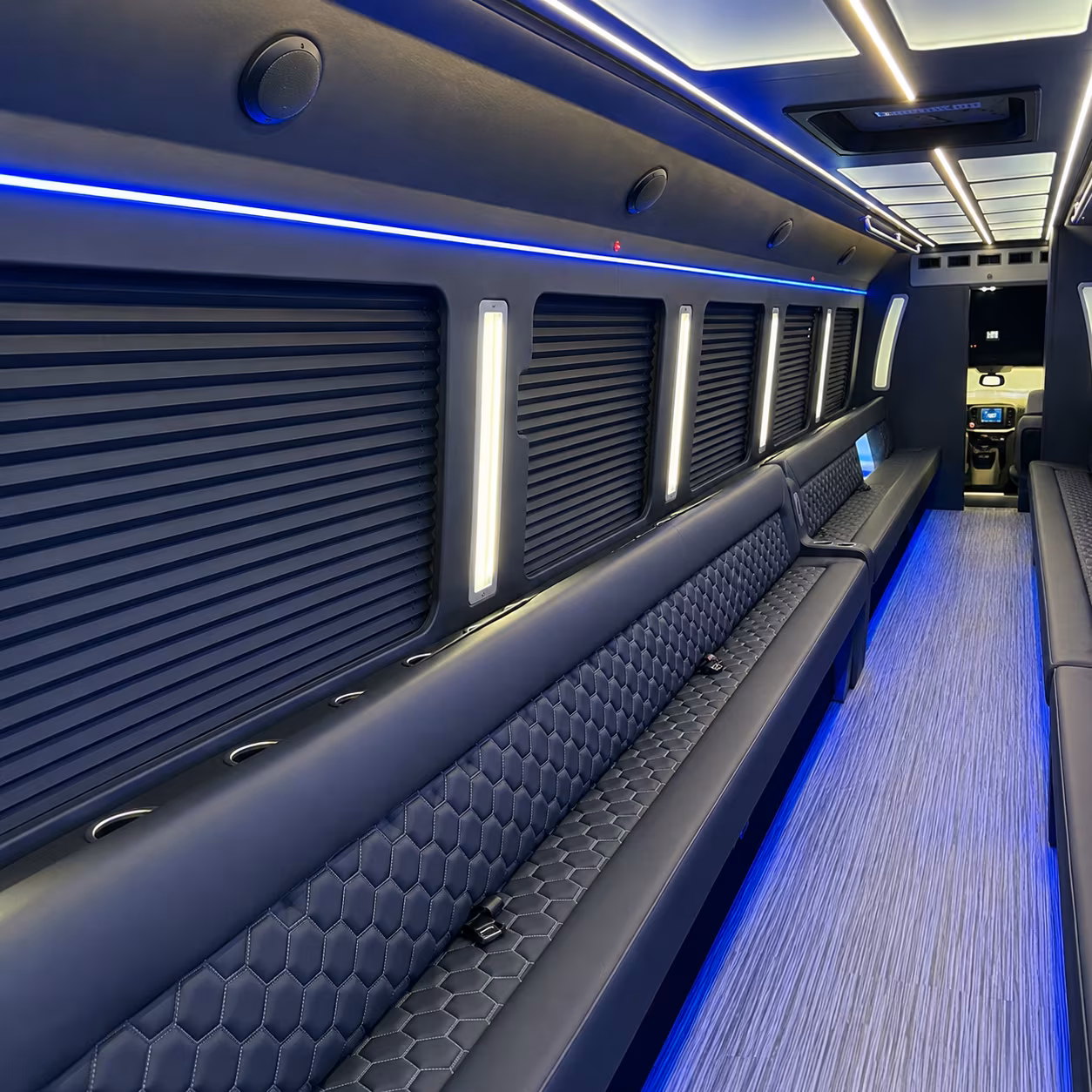 danbury party bus inside