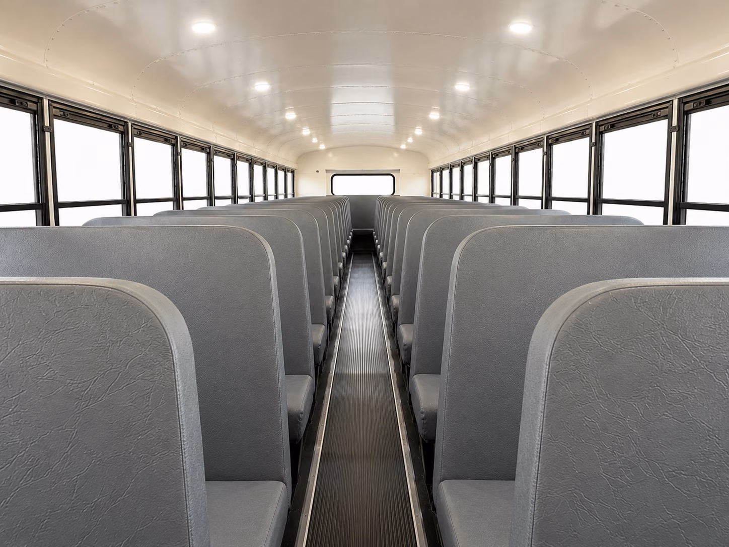 danbury school bus inside