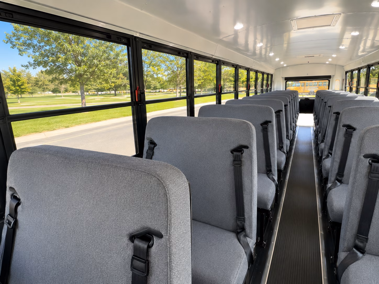 danbury school bus interior