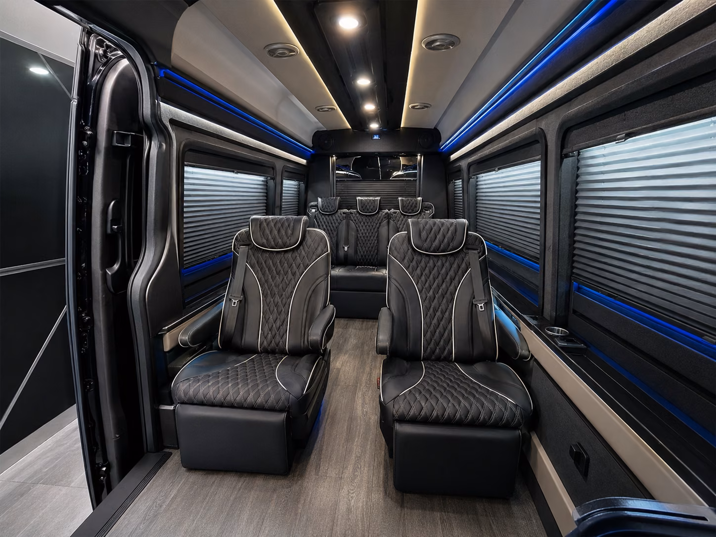 sprinter vans and minibuses for small danbury wedding parties